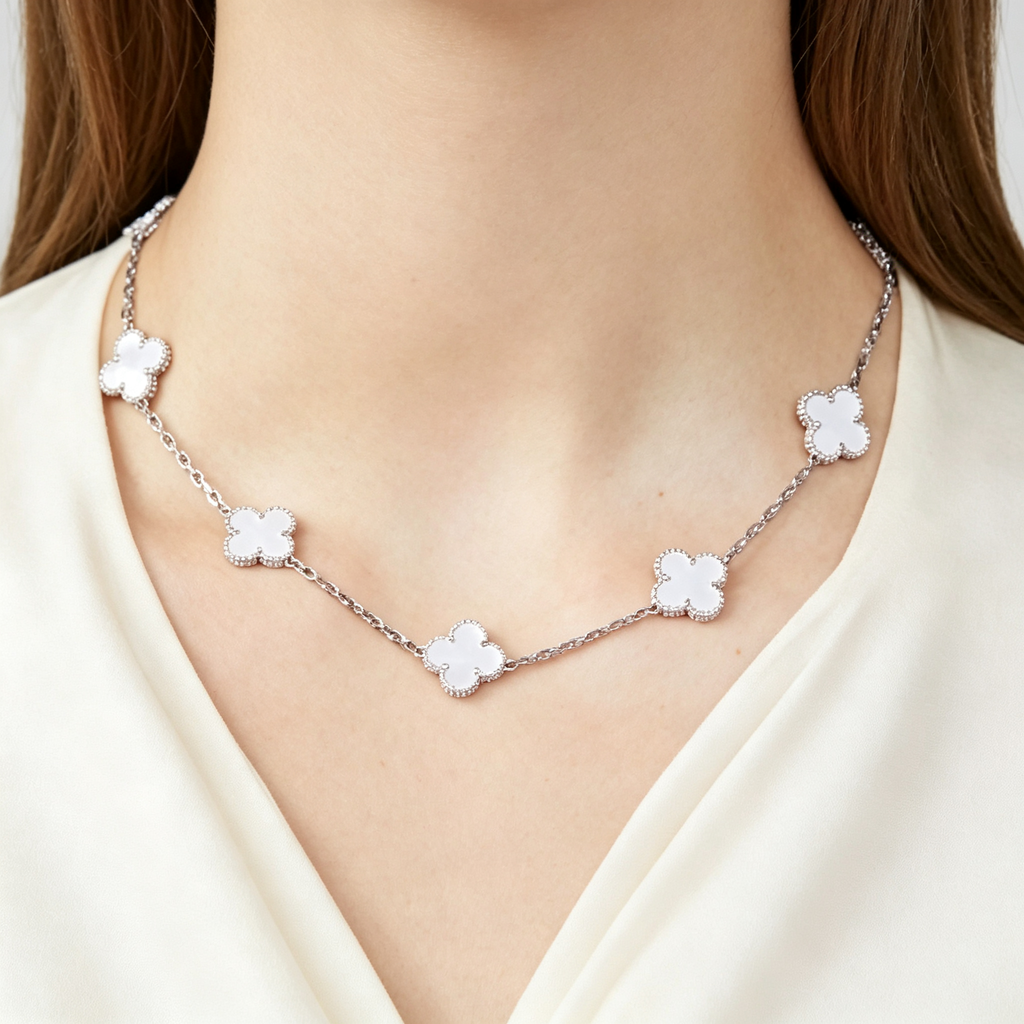 Van Cleef & Arpels Vintage Alhambra 10-motif necklace