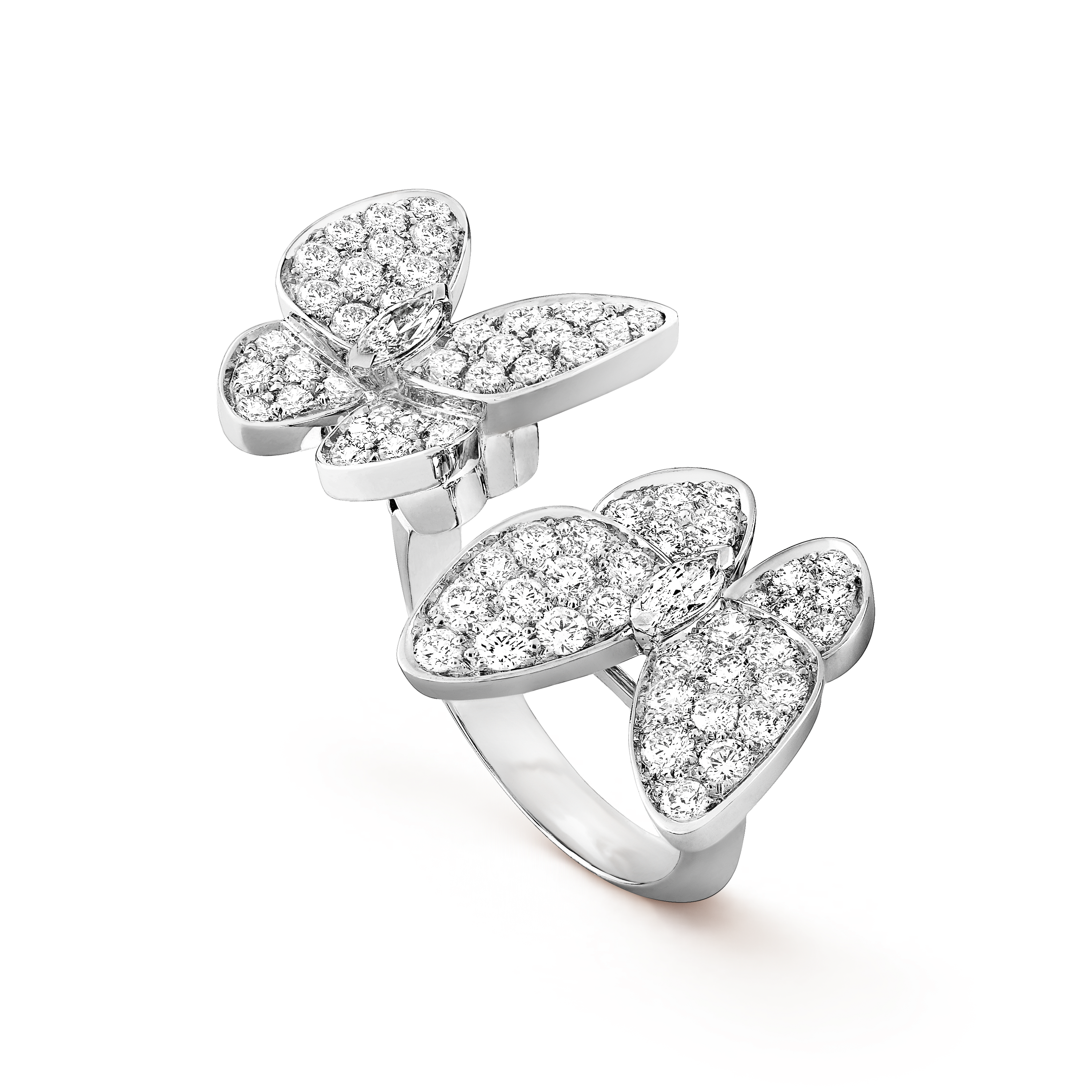 Van Cleef & Arpels Two Butterfly Between-the-Finger Ring