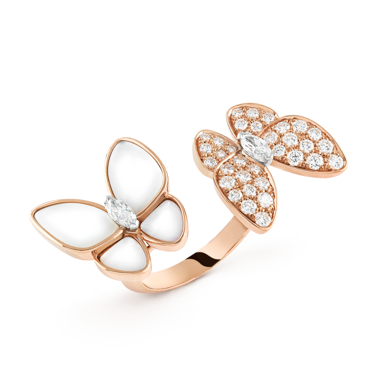 Van Cleef & Arpels Two Butterfly Between-the-Finger Ring