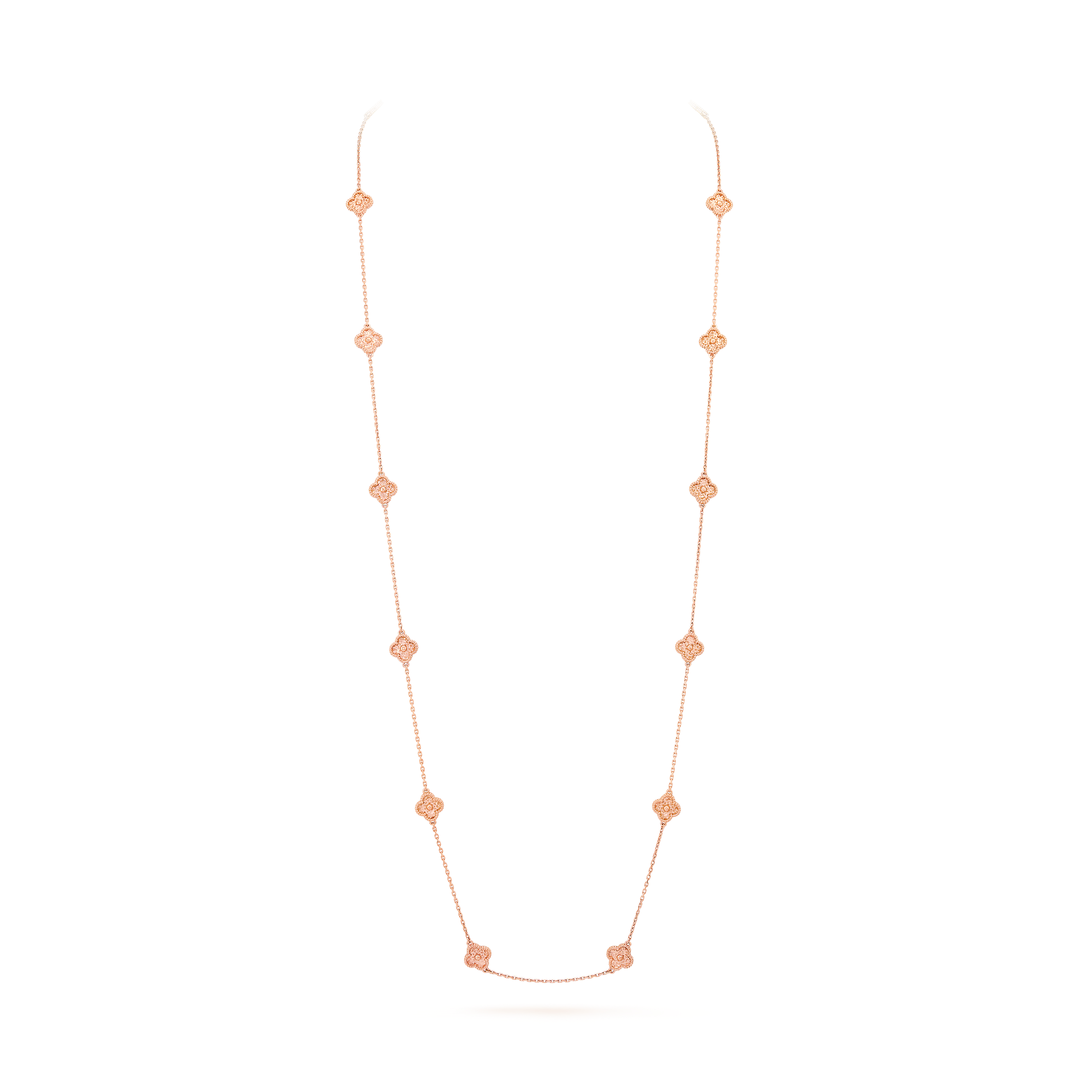 Van Cleef & Arpels Sweet Alhambra long necklace with 16 motifs