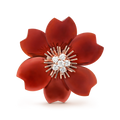Van Cleef & Arpels Frivole convertible brooch/pendant