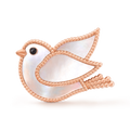 This is a Van Cleef & Arpels Perlée collection bird brooch.