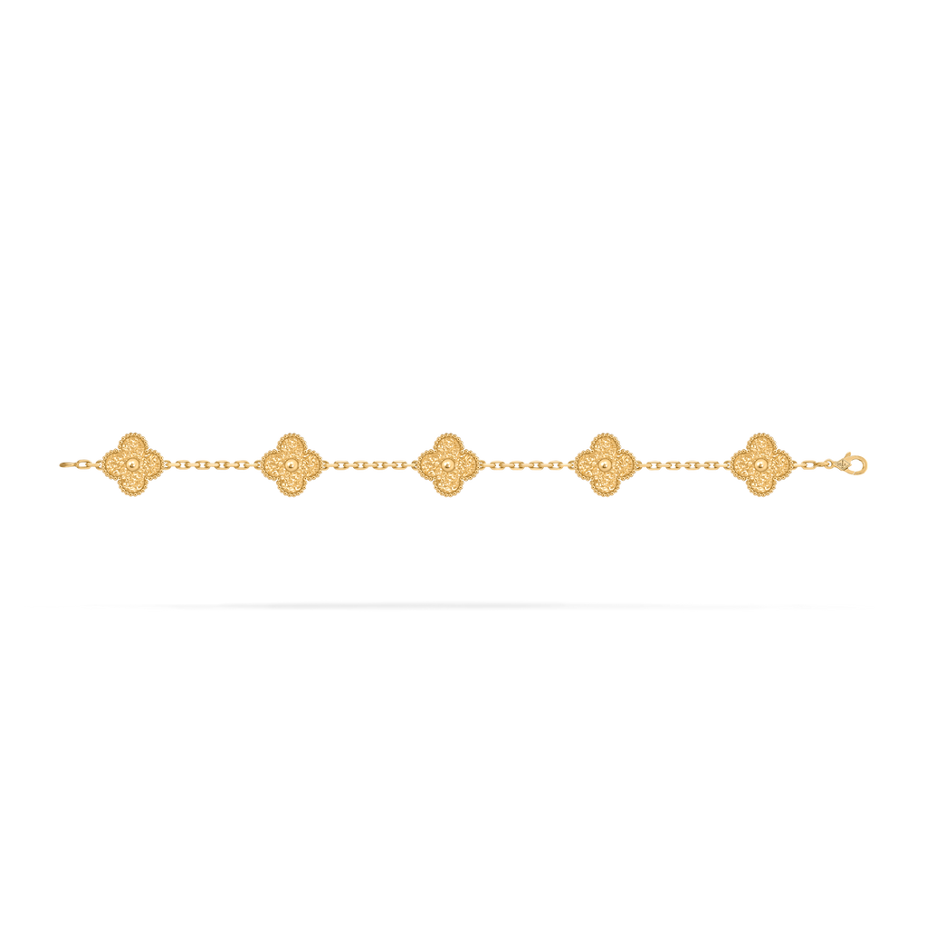 Van Cleef & Arpels Vintage Alhambra 5-motif bracelet