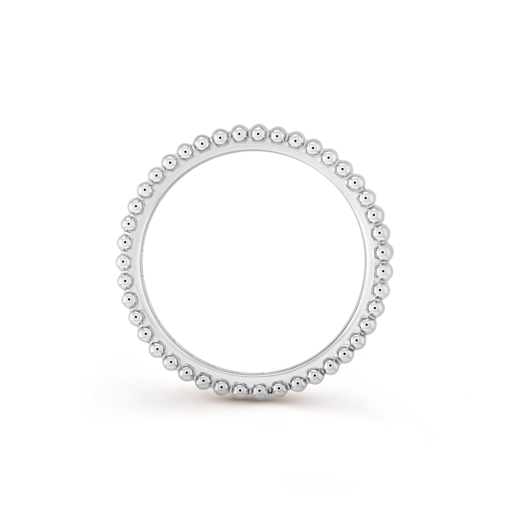 This is a single-row ring from the Van Cleef & Arpels Perlée Diamonds collection.