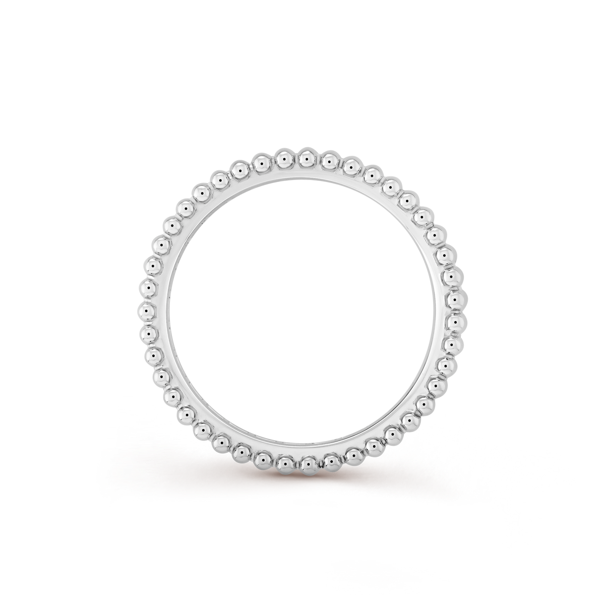 This is a single-row ring from the Van Cleef & Arpels Perlée Diamonds collection.