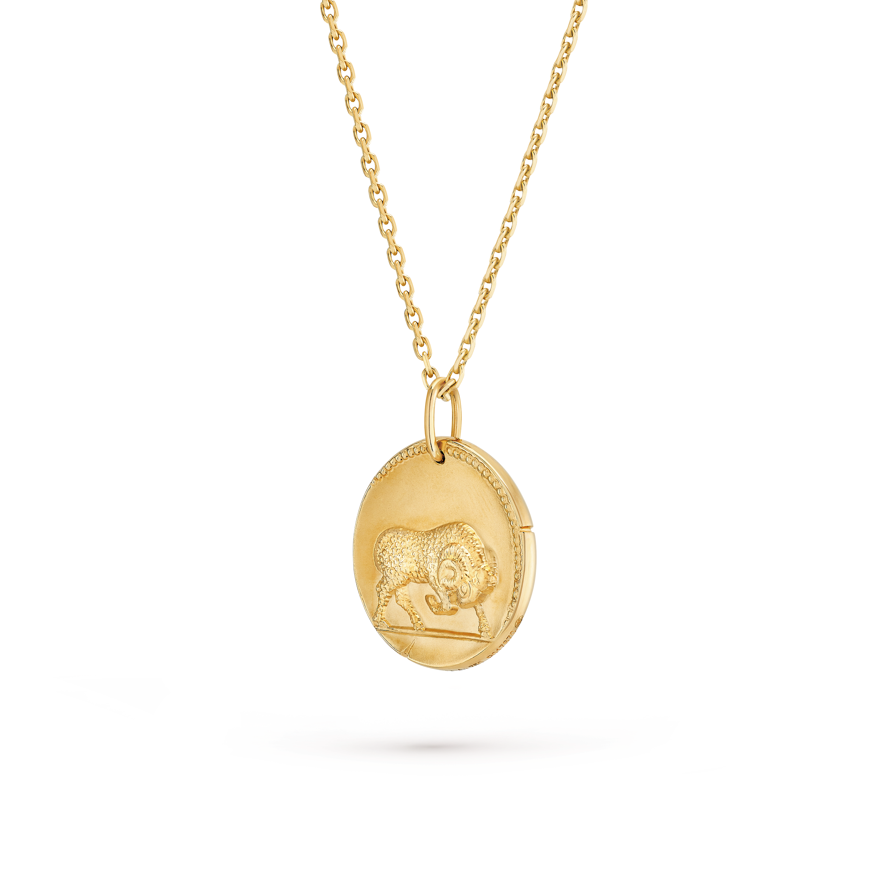 Van Cleef & Arpels Zodiaque Collection Aries Yellow Gold Pendant