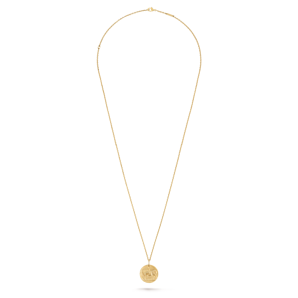 Van Cleef & Arpels Zodiaque Collection Taurus Yellow Gold Pendant