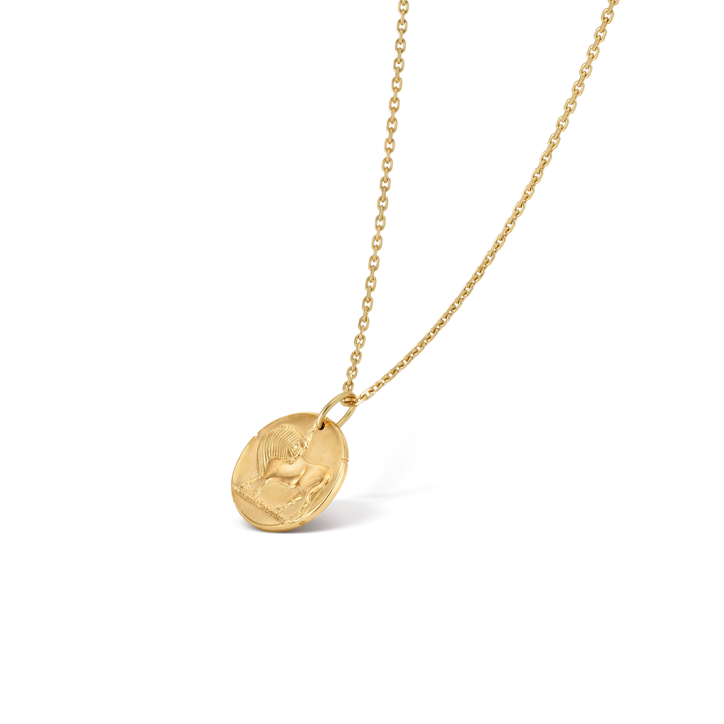 Van Cleef & Arpels Zodiaque Collection Taurus Yellow Gold Pendant