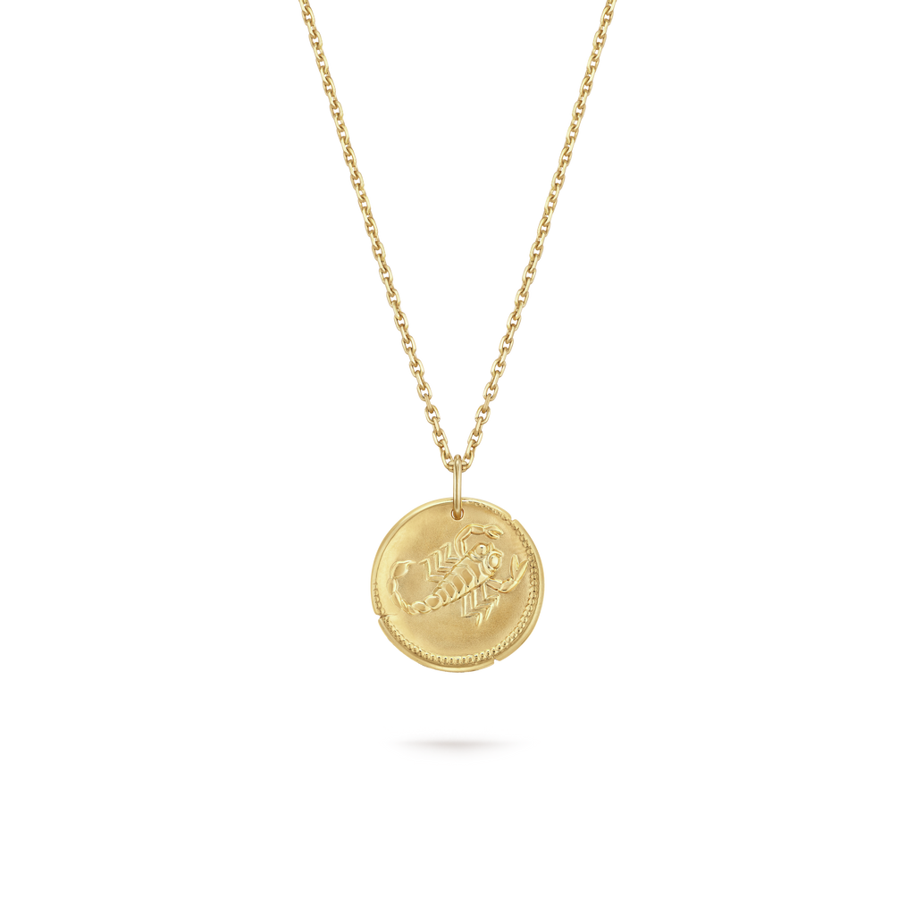 Van Cleef & Arpels Zodiaque Collection Scorpio Yellow Gold Pendant