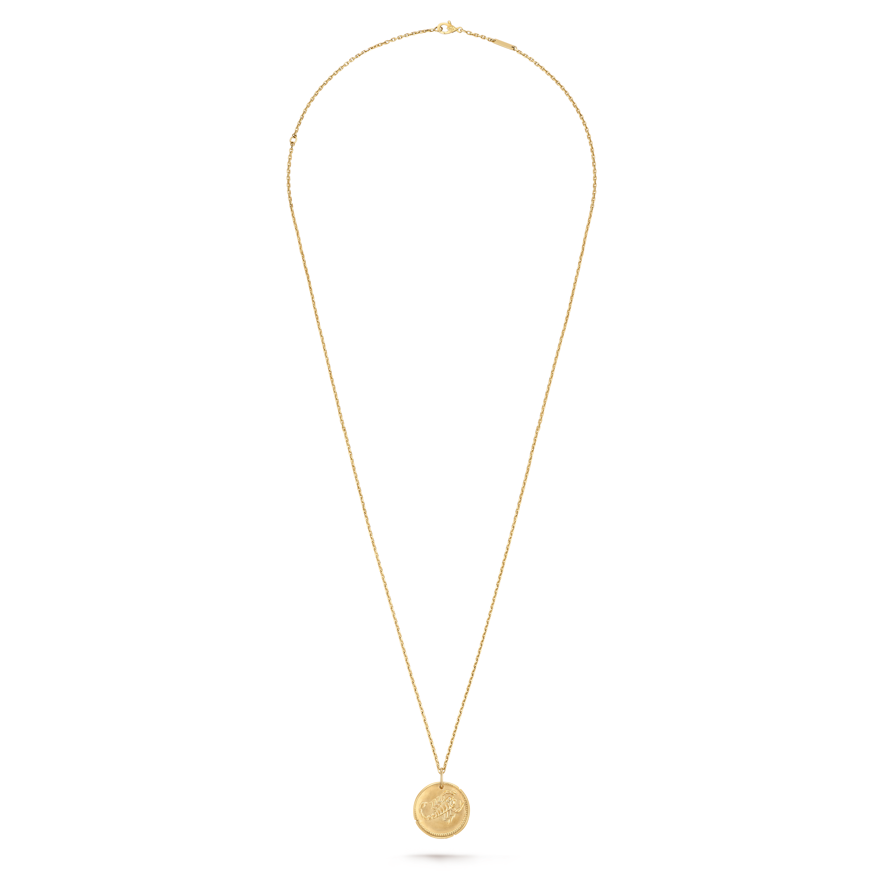 Van Cleef & Arpels Zodiaque Collection Scorpio Yellow Gold Pendant