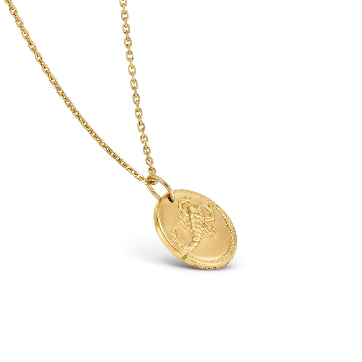 Van Cleef & Arpels Zodiaque Collection Scorpio Yellow Gold Pendant