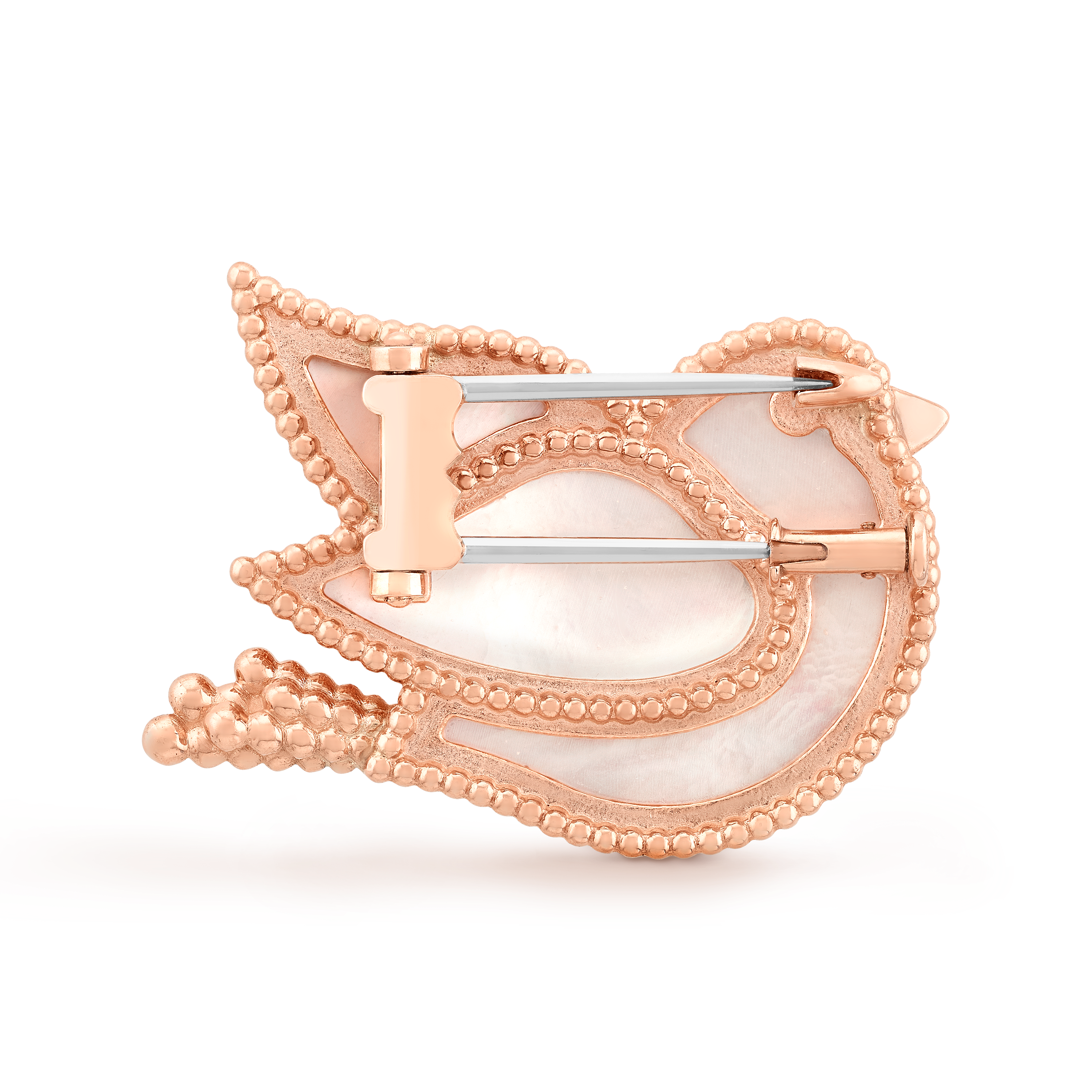 This is a Van Cleef & Arpels Perlée collection bird brooch.