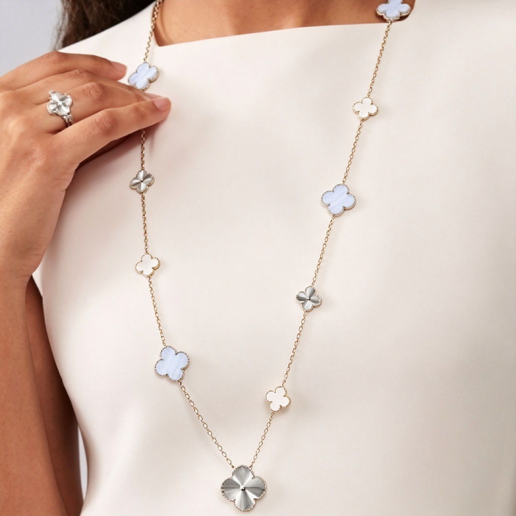 Van Cleef & Arpels Magic Alhambra transformable long necklace