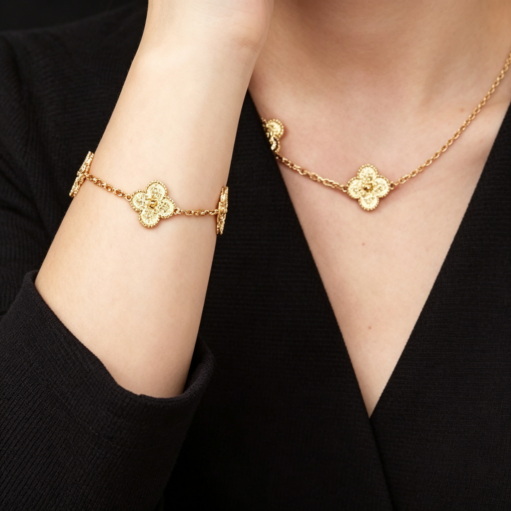 Van Cleef & Arpels Vintage Alhambra 5-motif bracelet