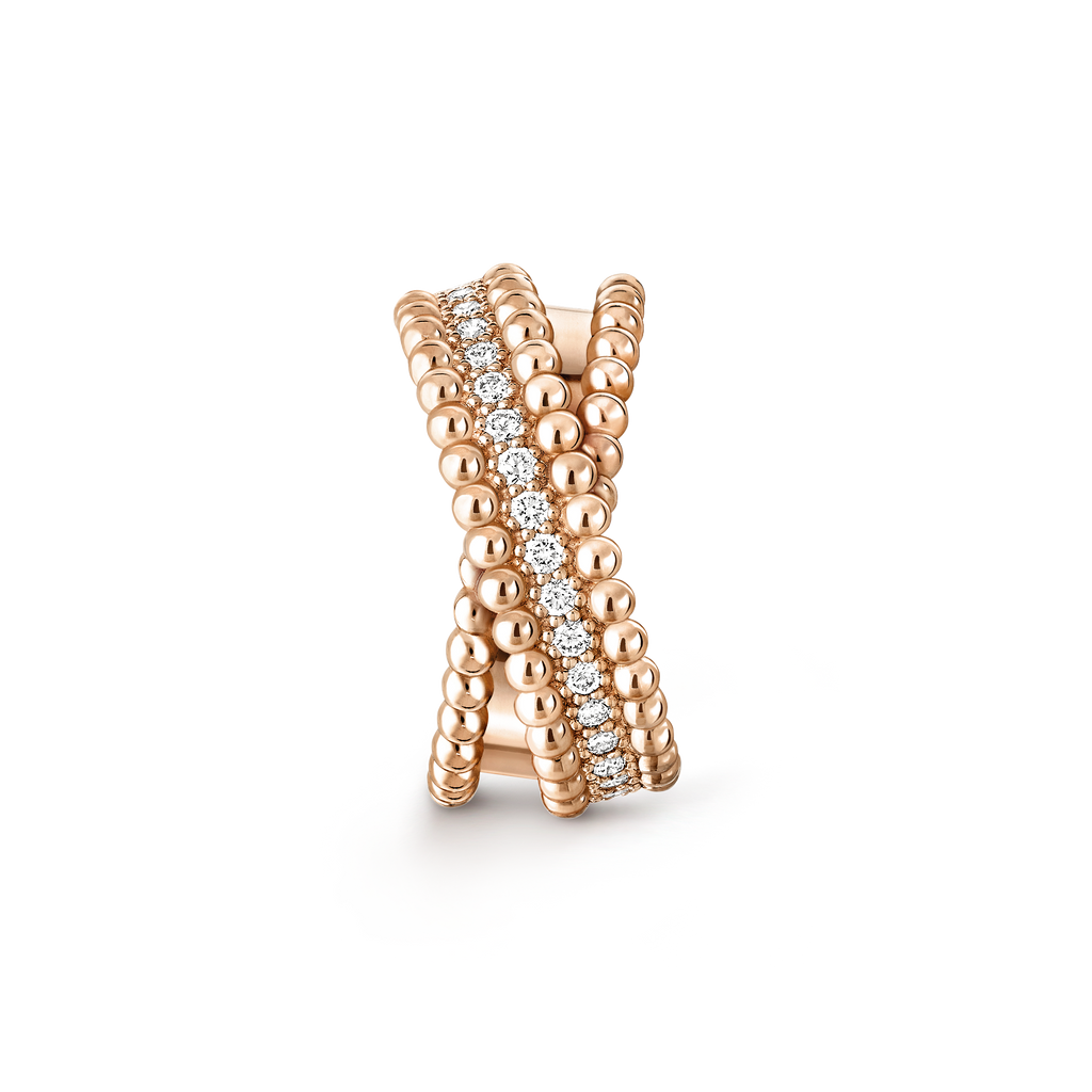 Van Cleef & Arpels Perlée Diamonds collection ring