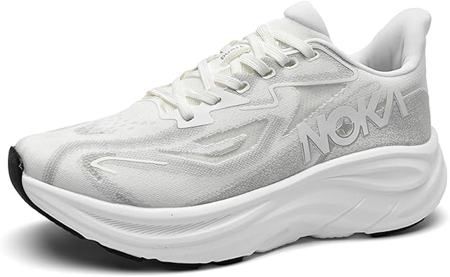 Men's Knitted Mesh Round Toe Thick Sole Non-Slip Fashionable Sports Shoes Mid-Cut Lace-Up Cushioning Comfortable Casual Running Shoes Suitable for Exercise, Gym, Walking