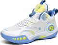 Men's Stylish Mid-Top Basketball Shoes, Non-Slip, Lightweight, Shock-Absorbing, Breathable Lace-Up Casual Sports Shoes Suitable for Running, Walking, and Gym