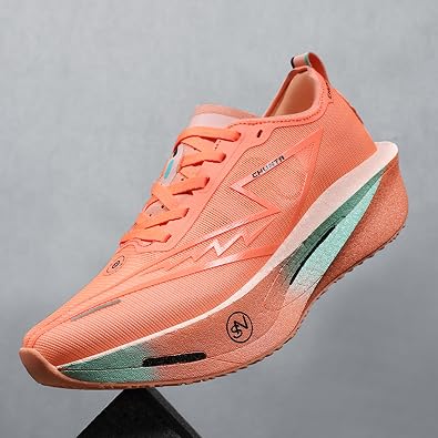 Men's Thick-Soled, Non-Slip, Cushioning, Comfortable and Fashionable Sports Shoes with Mesh Laces and Breathable Low-Top Casual Running Shoes Suitable for Fitness, Badminton, and Walking
