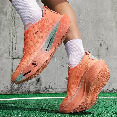 Men's Thick-Soled, Non-Slip, Cushioning, Comfortable and Fashionable Sports Shoes with Mesh Laces and Breathable Low-Top Casual Running Shoes Suitable for Fitness, Badminton, and Walking