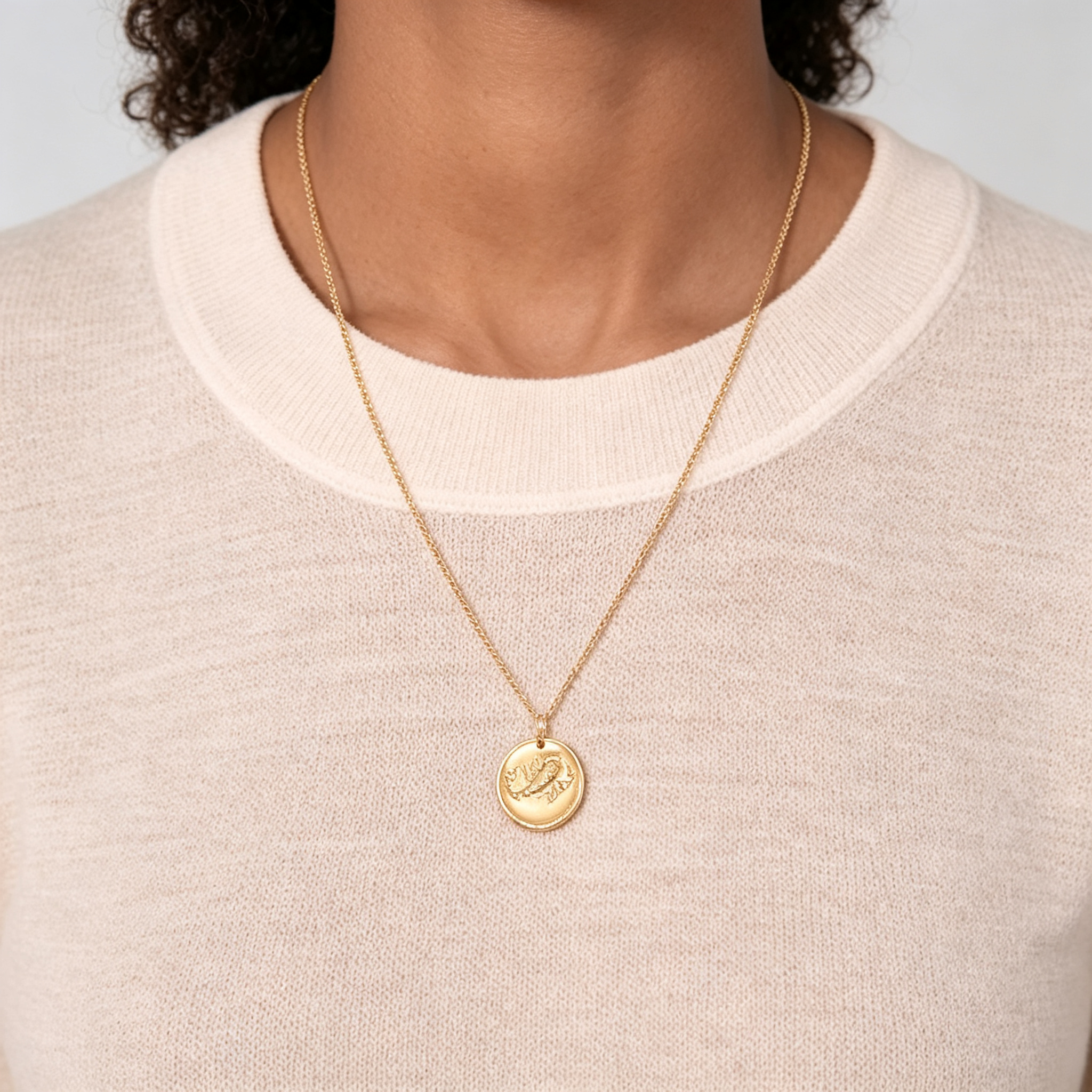 Van Cleef & Arpels Zodiaque Collection Scorpio Yellow Gold Pendant