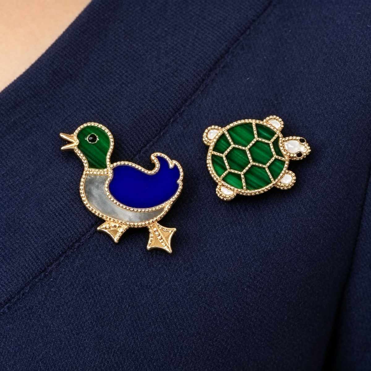 Van Cleef & Arpels Lucky Animals collection turtle brooch