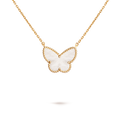 Van Cleef & Arpels Lucky Alhambra butterfly pendant necklace