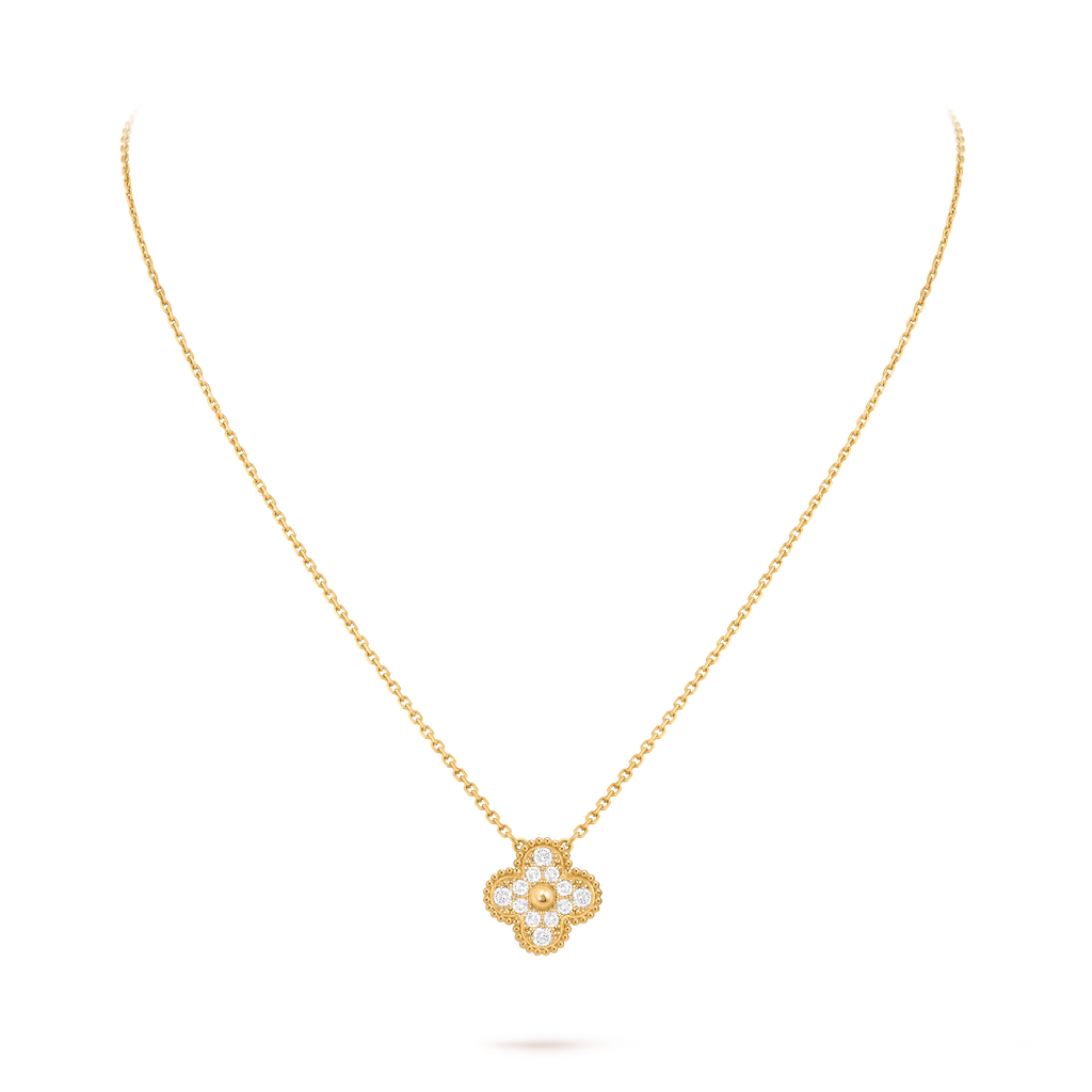 Van Cleef & Arpels Vintage Alhambra medium-sized clover necklace