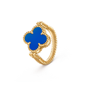 Van Cleef & Arpels Vintage Alhambra reversible ring