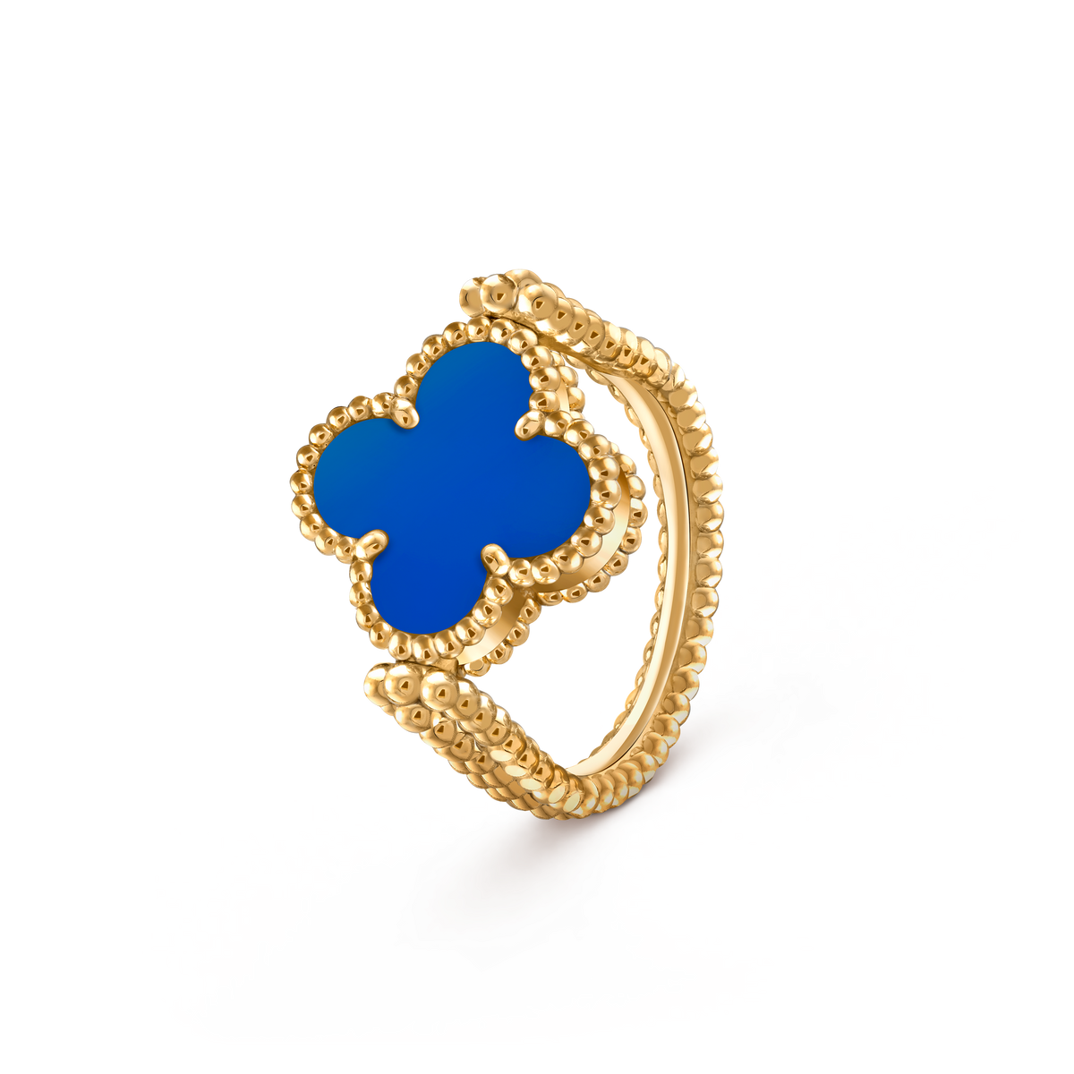 Van Cleef & Arpels Vintage Alhambra reversible ring