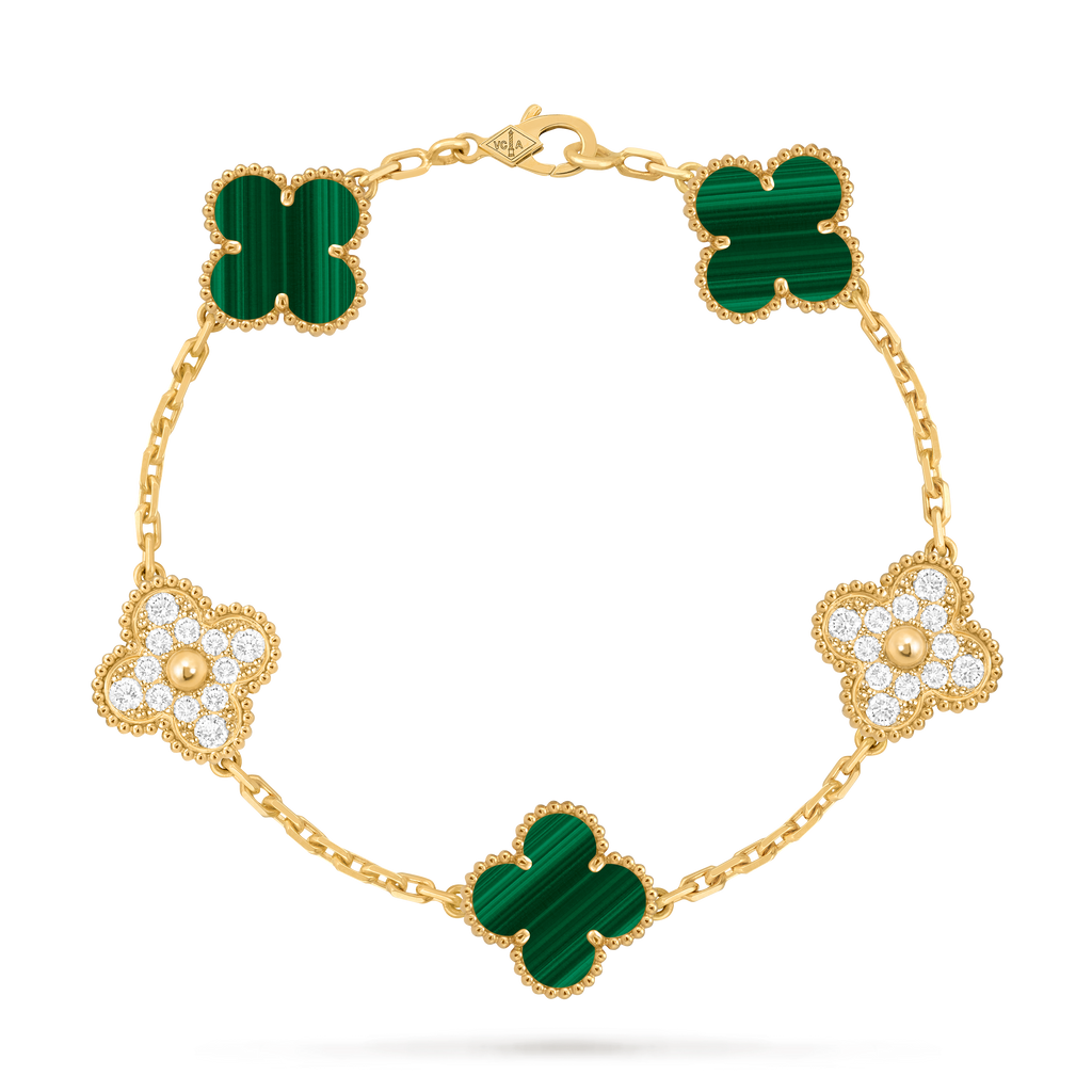 Van Cleef & Arpels Vintage Alhambra 5-motif bracelet