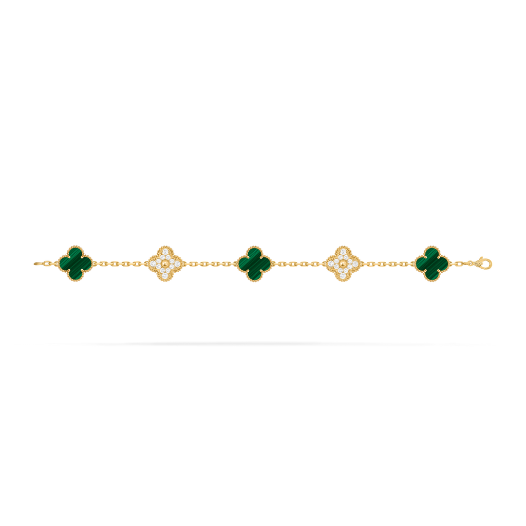 Van Cleef & Arpels Vintage Alhambra 5-motif bracelet