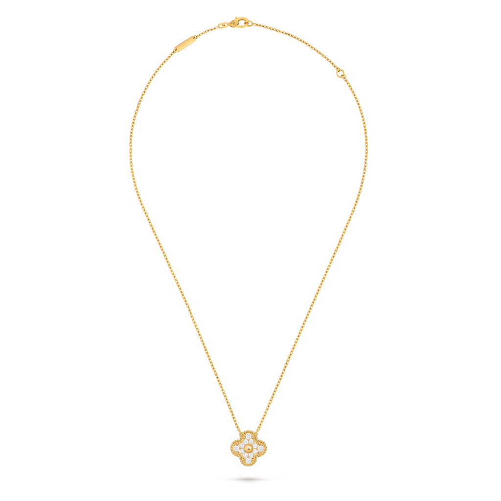 Van Cleef & Arpels Vintage Alhambra medium-sized clover necklace