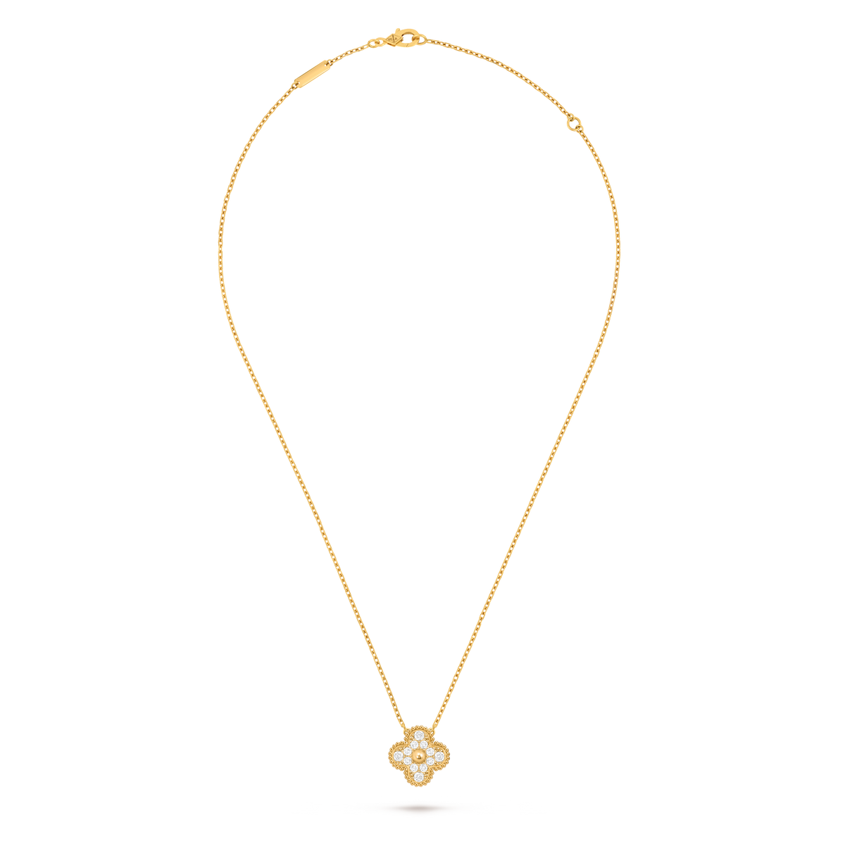 Van Cleef & Arpels Vintage Alhambra medium-sized clover necklace