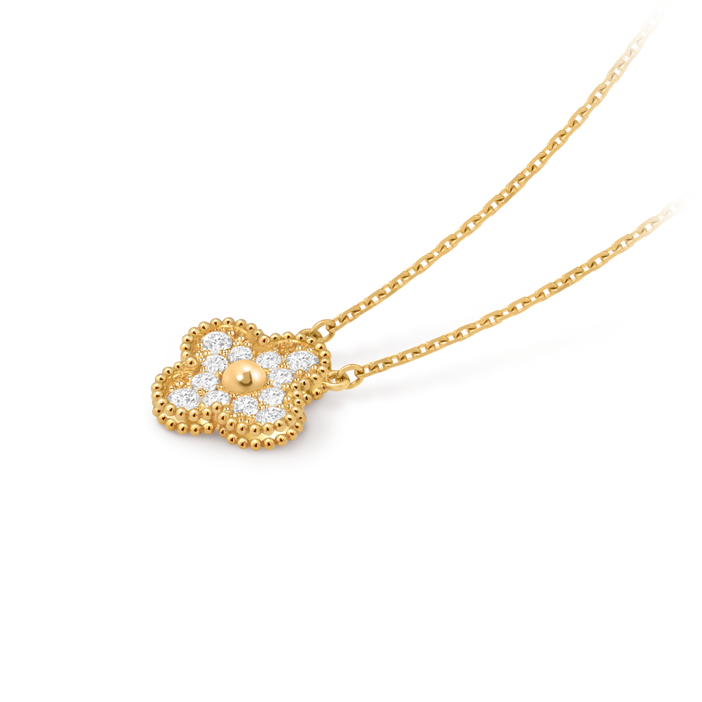 Van Cleef & Arpels Vintage Alhambra medium-sized clover necklace