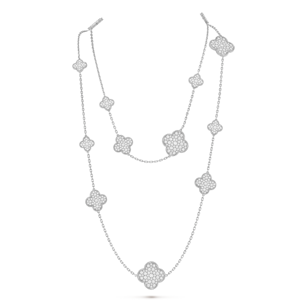 Van Cleef & Arpels Magic Alhambra long necklace, 16 motifs