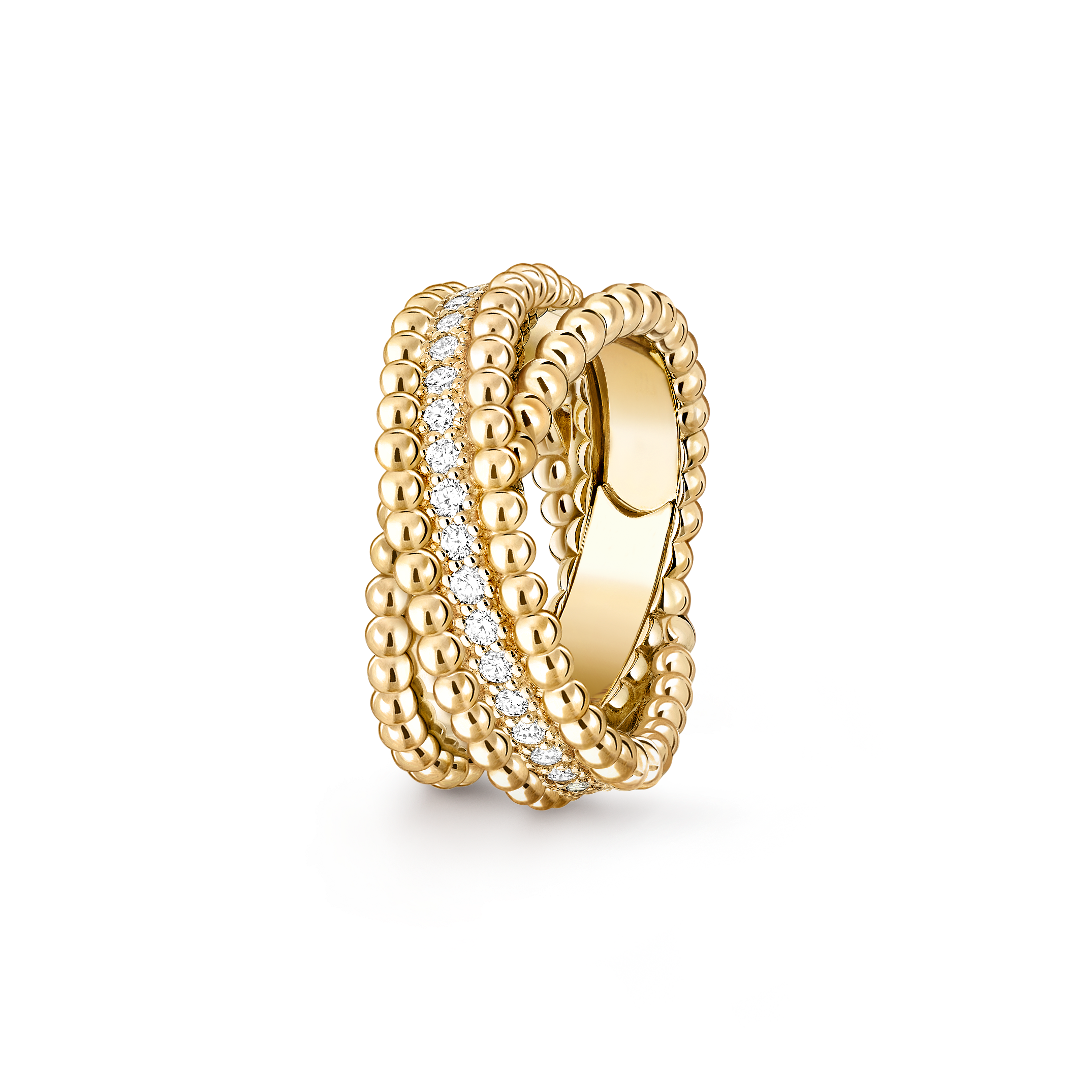 Van Cleef & Arpels Perlée Diamonds collection ring