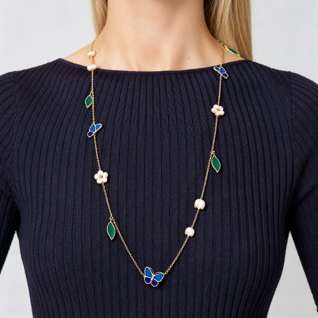 Van Cleef & Arpels Lucky Spring long necklace