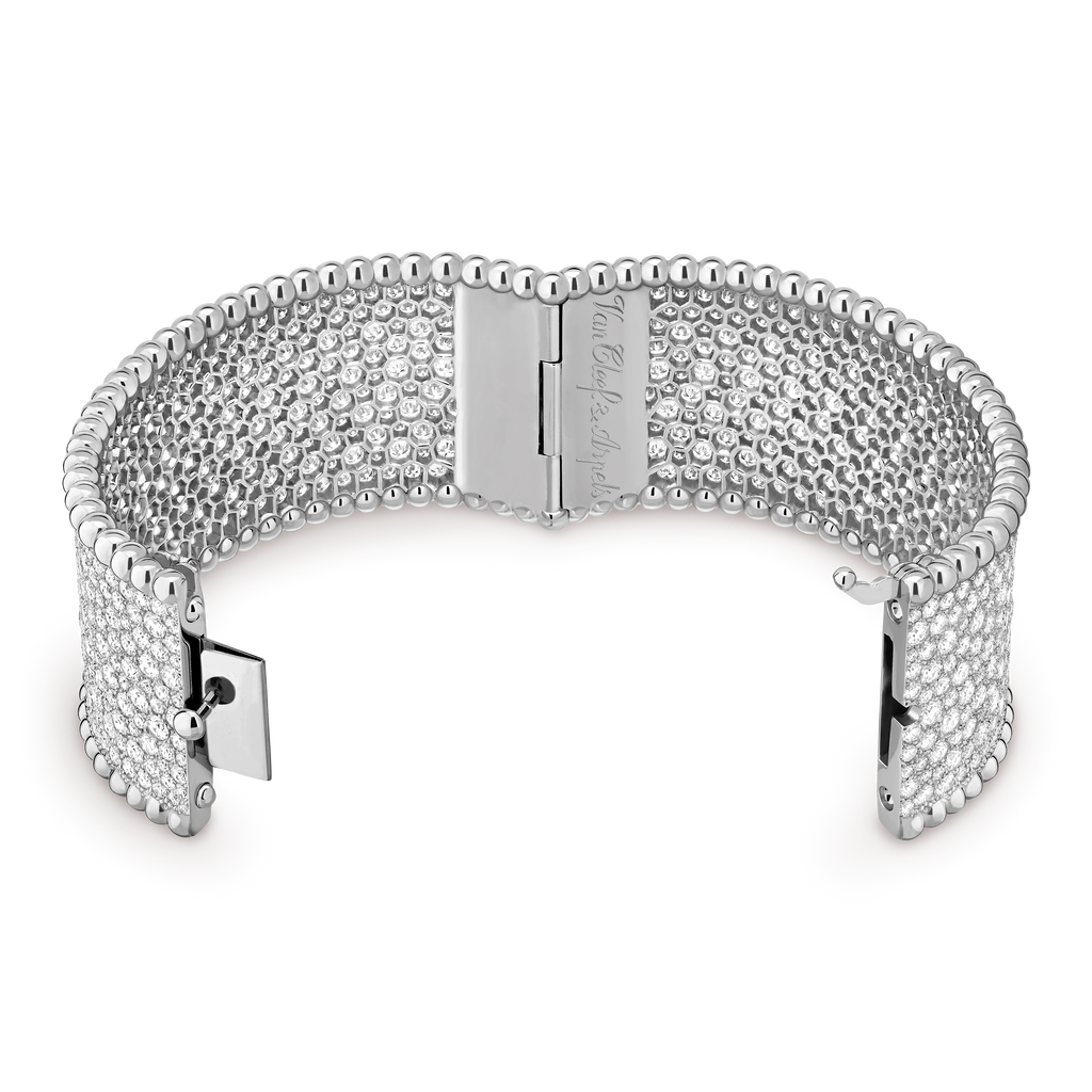 Van Cleef & Arpels Perlée wide bracelet