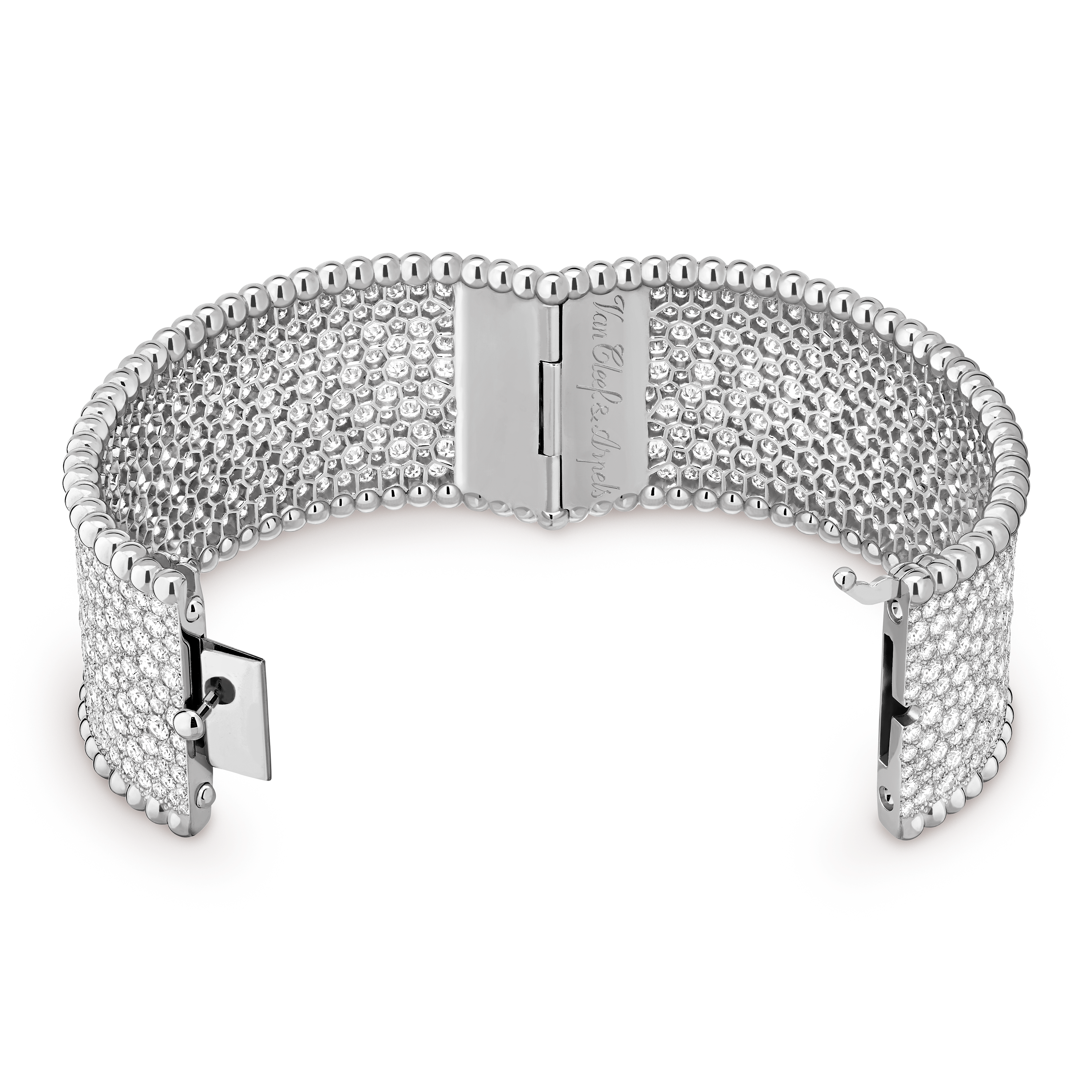 Van Cleef & Arpels Perlée wide bracelet