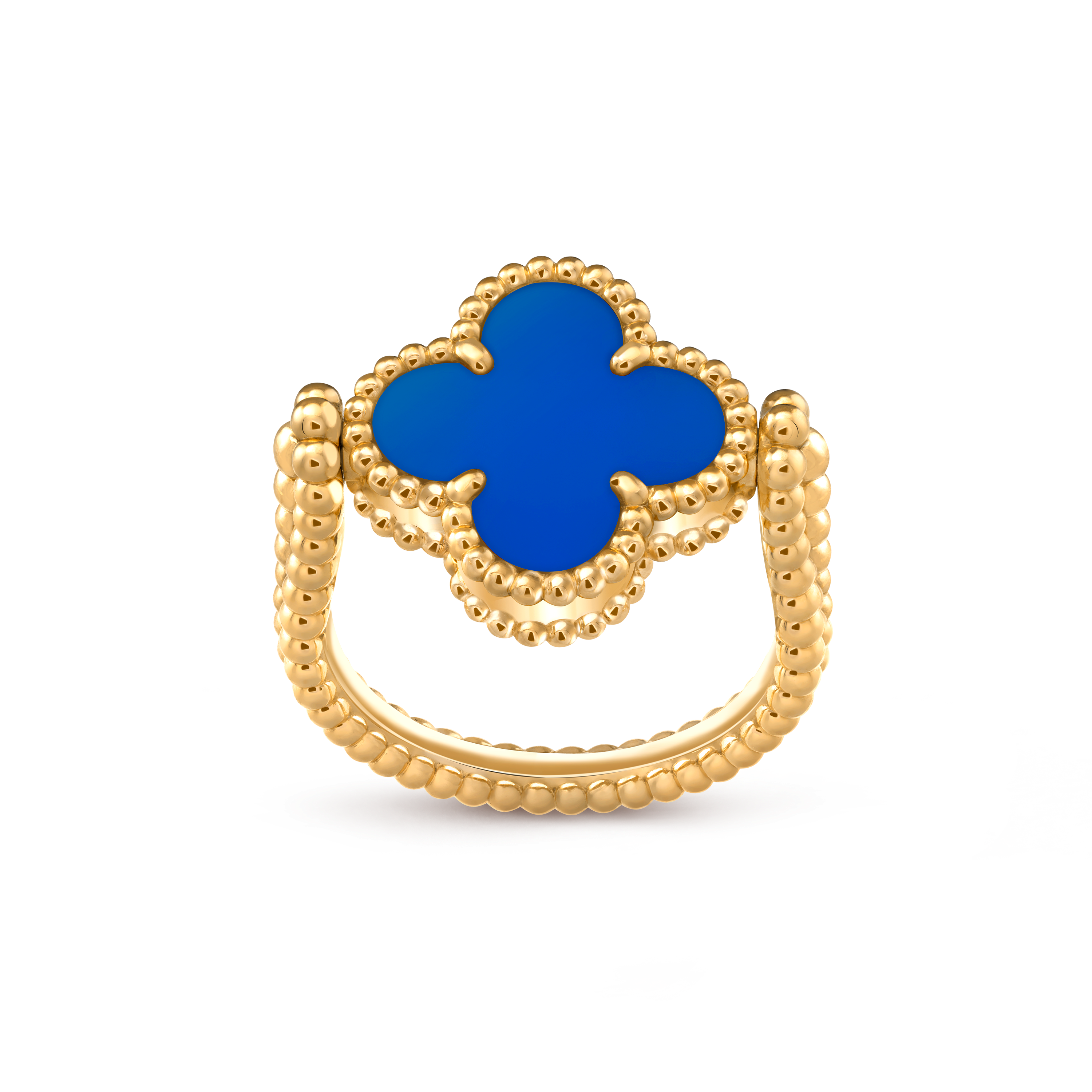 Van Cleef & Arpels Vintage Alhambra reversible ring