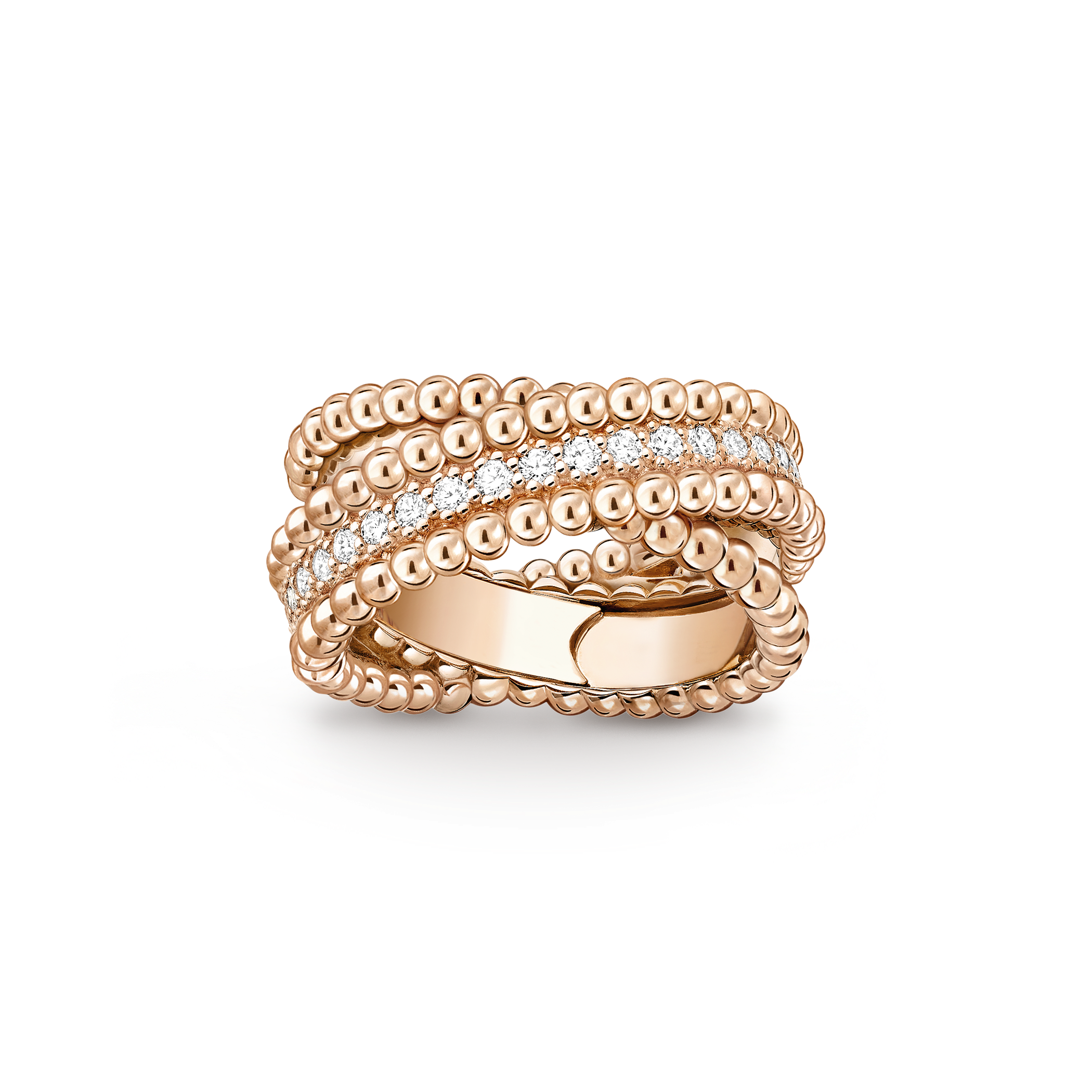 Van Cleef & Arpels Perlée Diamonds collection ring