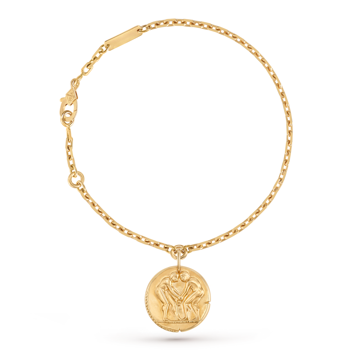 Van Cleef & Arpels Zodiaque Collection Gemini Yellow Gold Bracelet