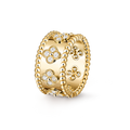This is a Van Cleef & Arpels Perlée Clovers ring—medium model.
