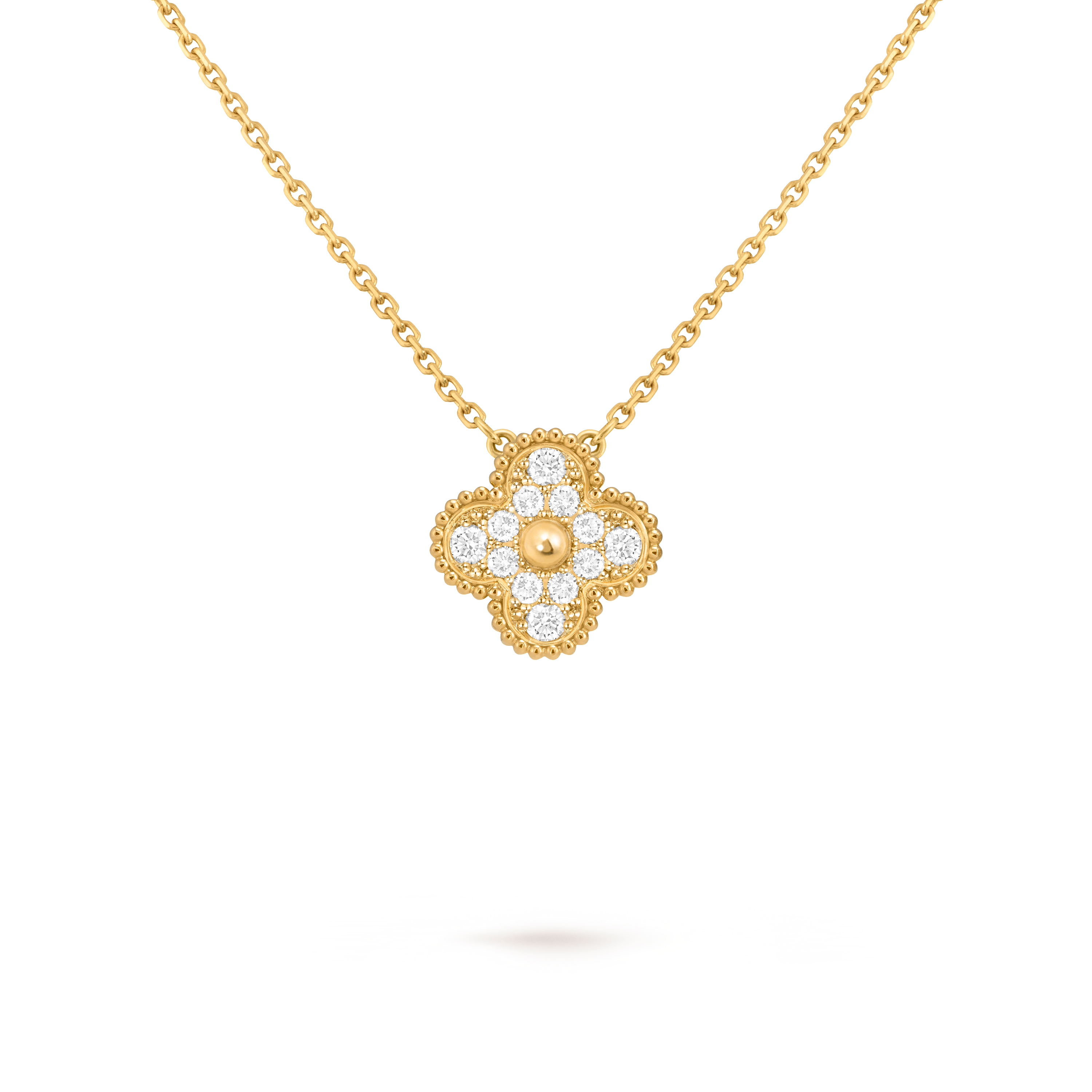 Van Cleef & Arpels Vintage Alhambra medium-sized clover necklace