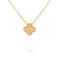 Van Cleef & Arpels Vintage Alhambra Guilloché single-motif pendant