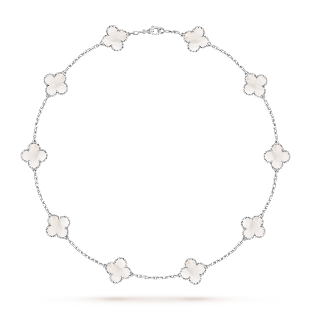 Van Cleef & Arpels Vintage Alhambra 10-motif necklace